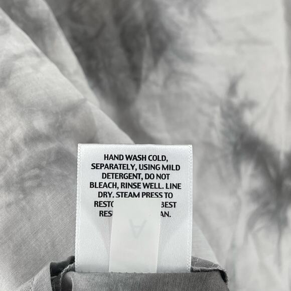 EILEEN FISHER Tank Top Size Medium Cotton Silk Blend Lagenlook Watercolor NWOT - Picture 10 of 11